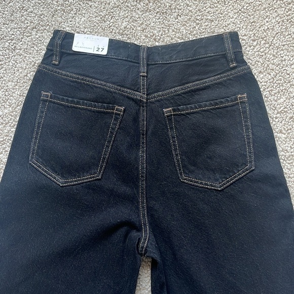 PACSUN Blue and Black Paneled Boyfriend High-Rise Jeans NWT Size 27 - Picture 8 of 13